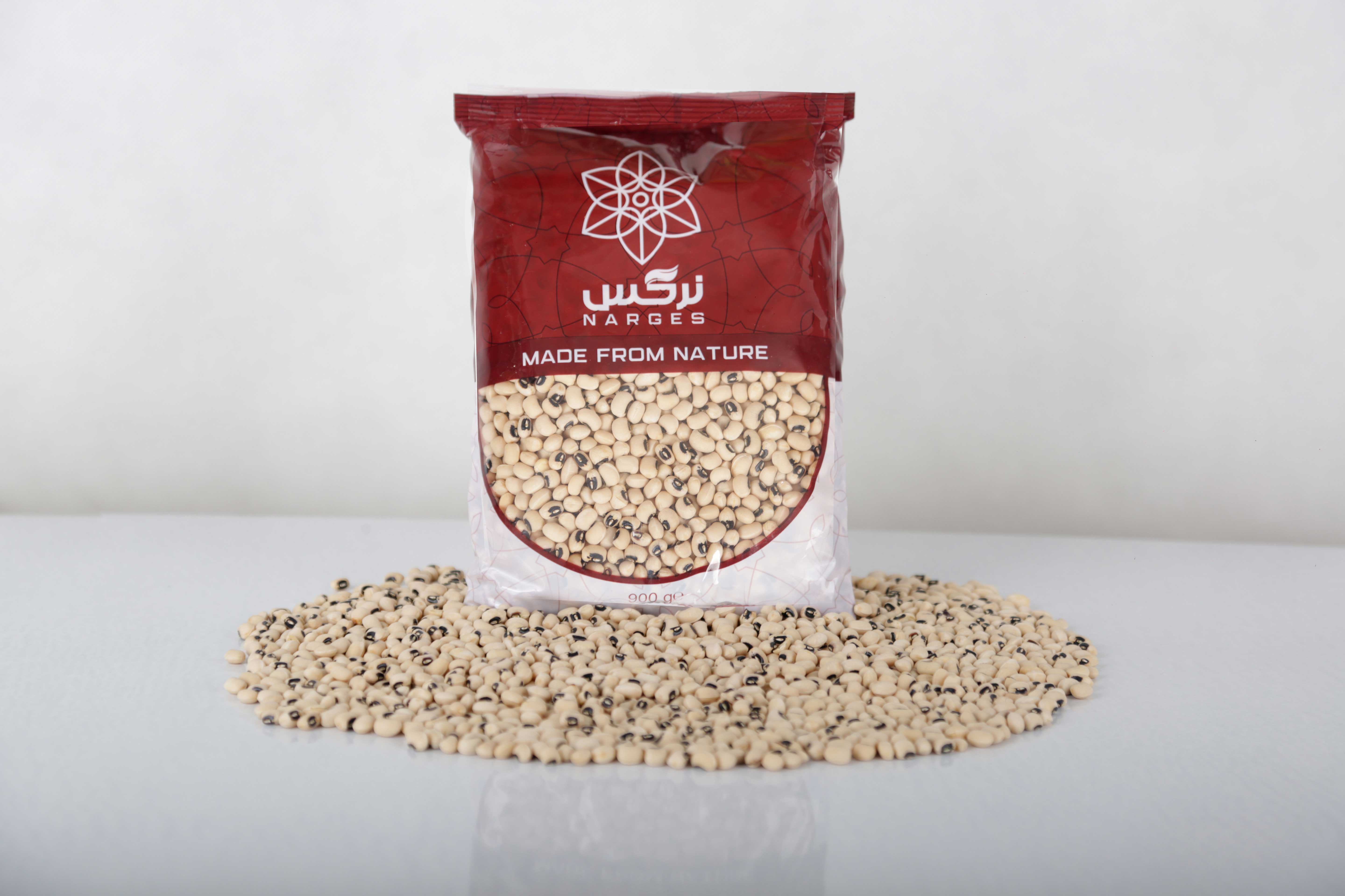 لوبیا چشم بلبلی ۹۰۰ گرم (سلفون)